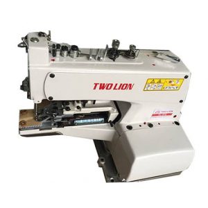 two lion button tacking machine